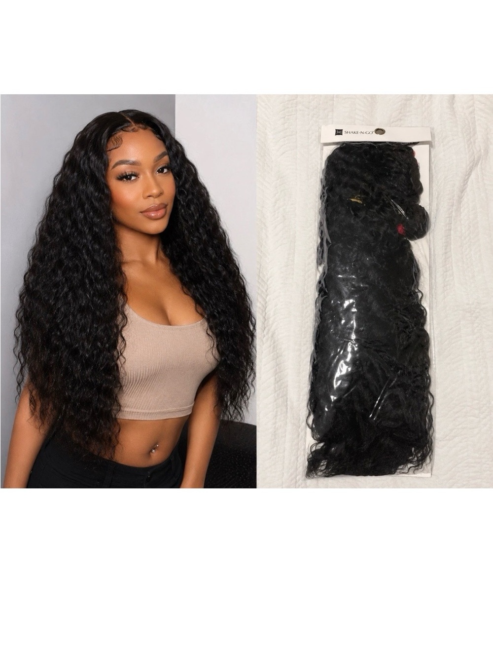 Shake-N-Go Organique Super Wave 3PCS Synthetic Hair Color